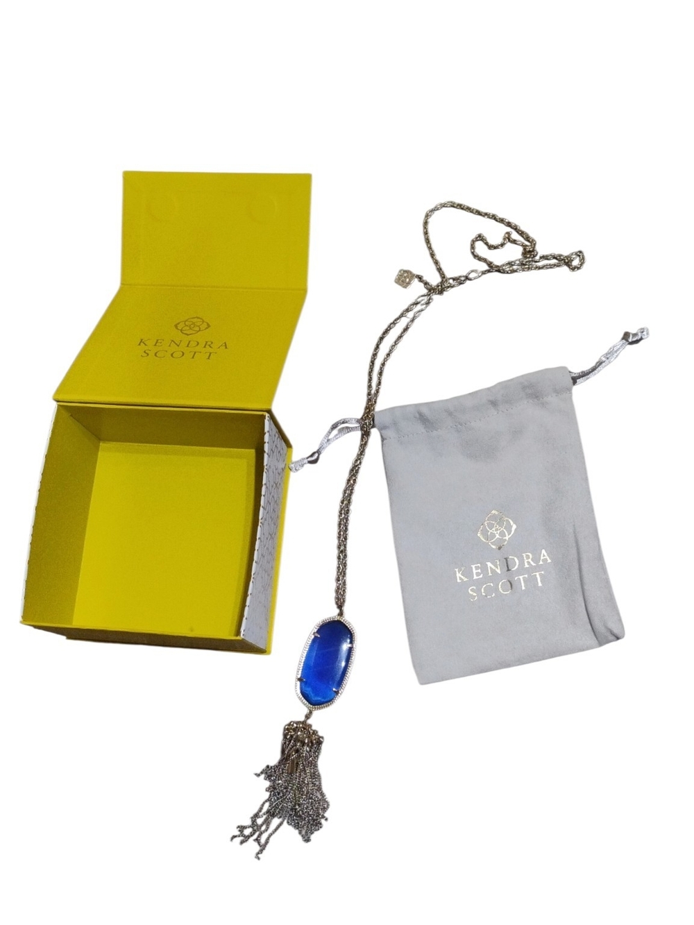 Kendra Scott Reyna Blue Pendant Necklace